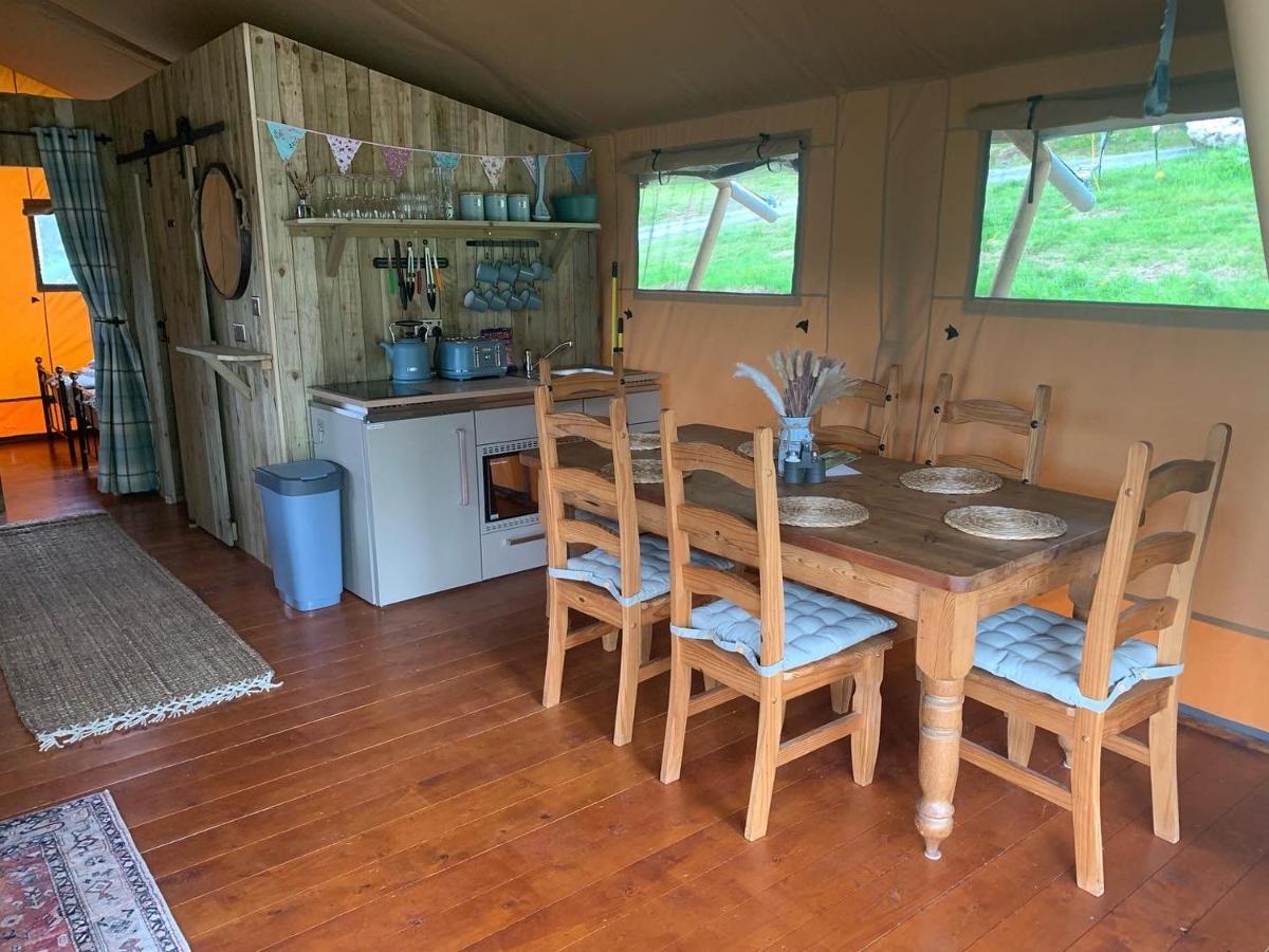 Mountain View Safari Tent With Hot Tub In The Heart Of Snowdonia Dolgellau Dış mekan fotoğraf