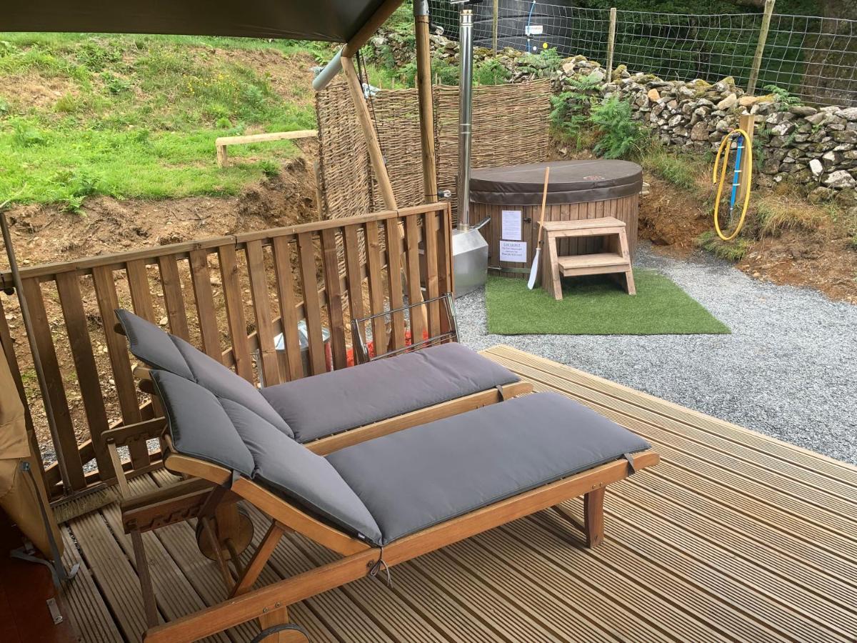Mountain View Safari Tent With Hot Tub In The Heart Of Snowdonia Dolgellau Dış mekan fotoğraf