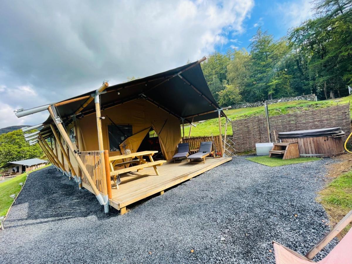 Mountain View Safari Tent With Hot Tub In The Heart Of Snowdonia Dolgellau Dış mekan fotoğraf
